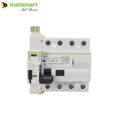 Matismart TUYA WiFi Smart Circuit Breaker Three Times Delay Auto Recloser  1-63A Wireless Remote Control By APP